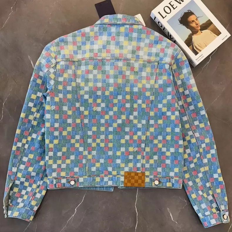 Louis Vuitton Louis Vuitton Colorful Denim Jacket Size US L / EU 52-54 / 3 - 2 Thumbnail