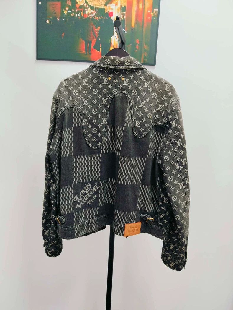 Louis Vuitton LV2 Series Denim Jacket with Logo Print Size US L / EU 52-54 / 3 - 2 Thumbnail