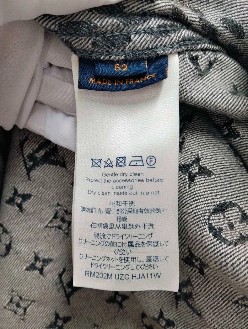 Louis Vuitton LV2 Series Denim Jacket with Logo Print Size US L / EU 52-54 / 3 - 4 Thumbnail