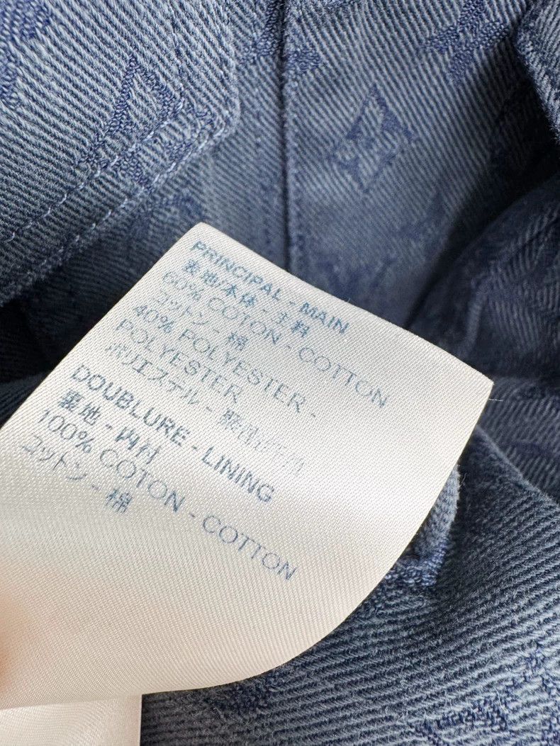 Louis Vuitton Louis Vuitton Denim Jacket with Logo Design Size US L / EU 52-54 / 3 - 6 Thumbnail