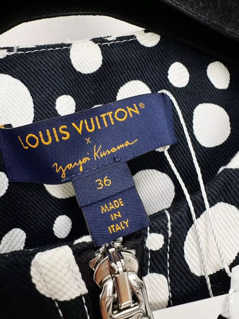 Louis Vuitton Louis Vuitton Polka Dot Denim Jacket Size US S / EU 44-46 / 1 - 3 Thumbnail