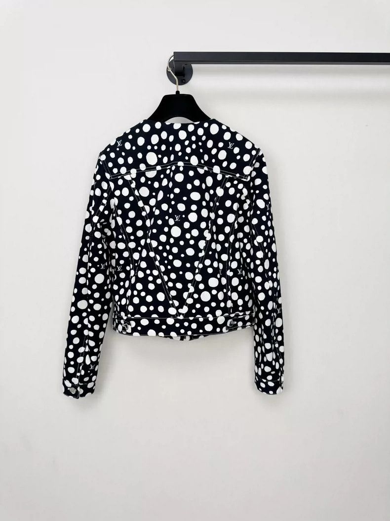 Louis Vuitton Louis Vuitton Polka Dot Denim Jacket Size US S / EU 44-46 / 1 - 6 Thumbnail