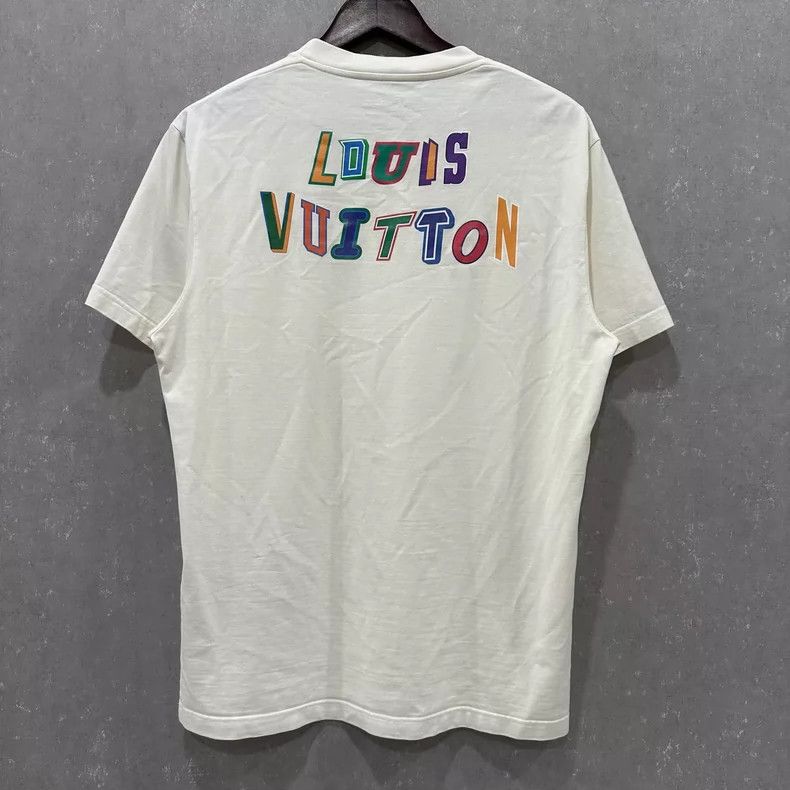 Louis Vuitton Louis Vuitton NBA Logo Short Sleeve T-Shirt Size US M / EU 48-50 / 2 - 2 Thumbnail