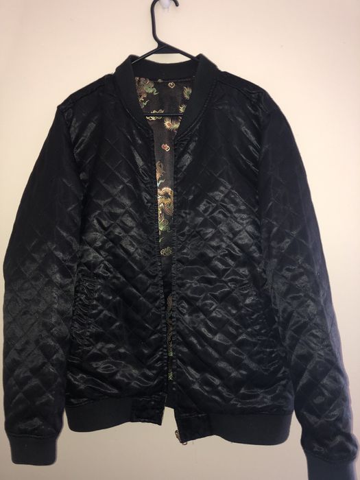 Supreme Supreme Emperor Reversible Bomber Black XL | Grailed