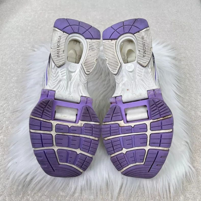 Balenciaga Balenciaga X-Pander Casual Shoes in White and Purple Size US 8 / EU 41 - 5 Thumbnail