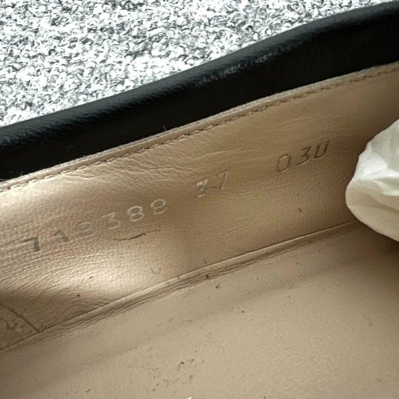 Gucci Gucci Black Platform Loafers with Logo Size US 7 / EU 40 - 7 Thumbnail