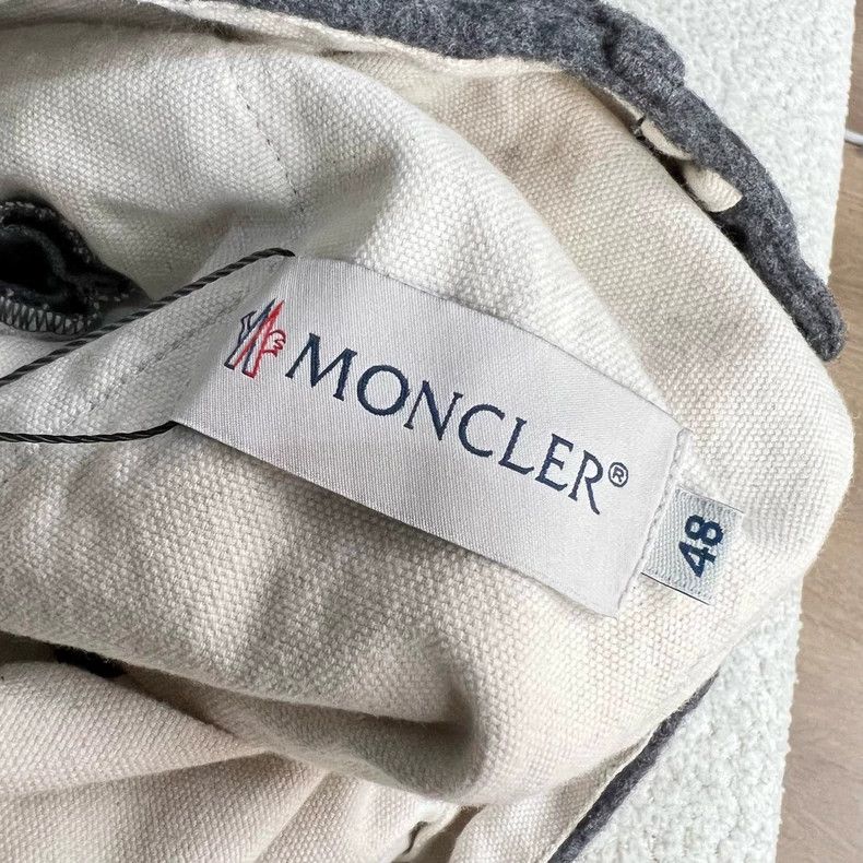 Moncler Moncler Gray Wool Casual Pants Size 48-yf Size US 8 / EU 41 - 5 Thumbnail