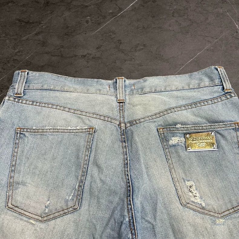 Dolce & Gabbana Dolce&Gabbana Distressed Denim Jeans Size 50 Size US 40 / EU 56 - 4 Thumbnail