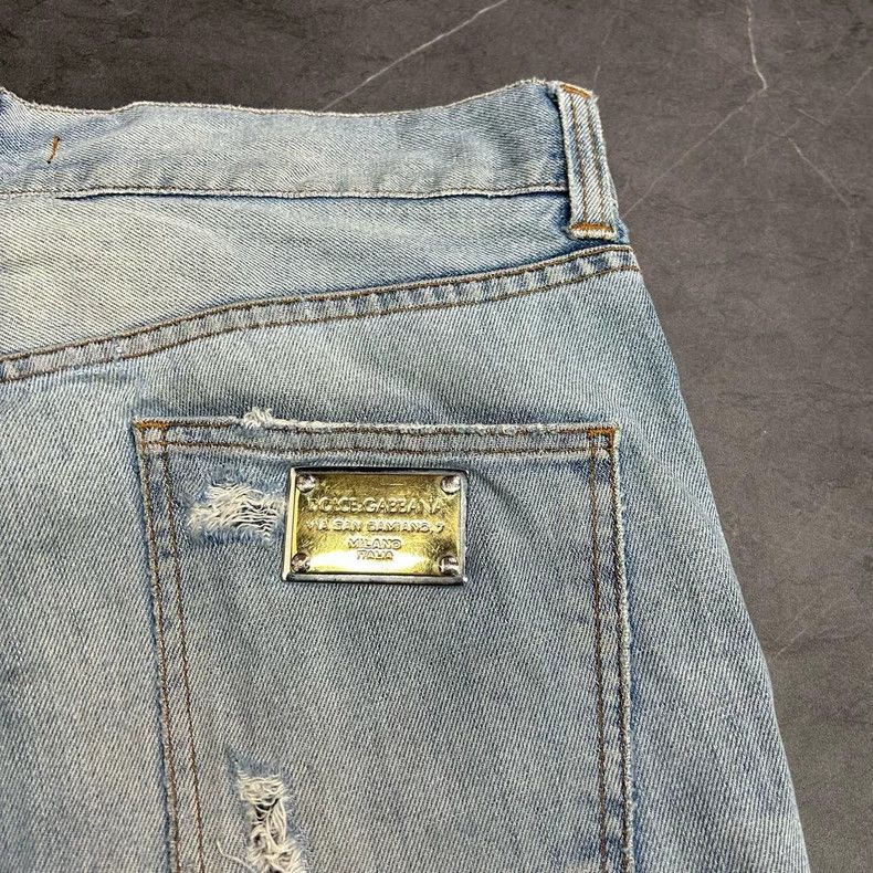 Dolce & Gabbana Dolce&Gabbana Distressed Denim Jeans Size 50 Size US 40 / EU 56 - 5 Thumbnail