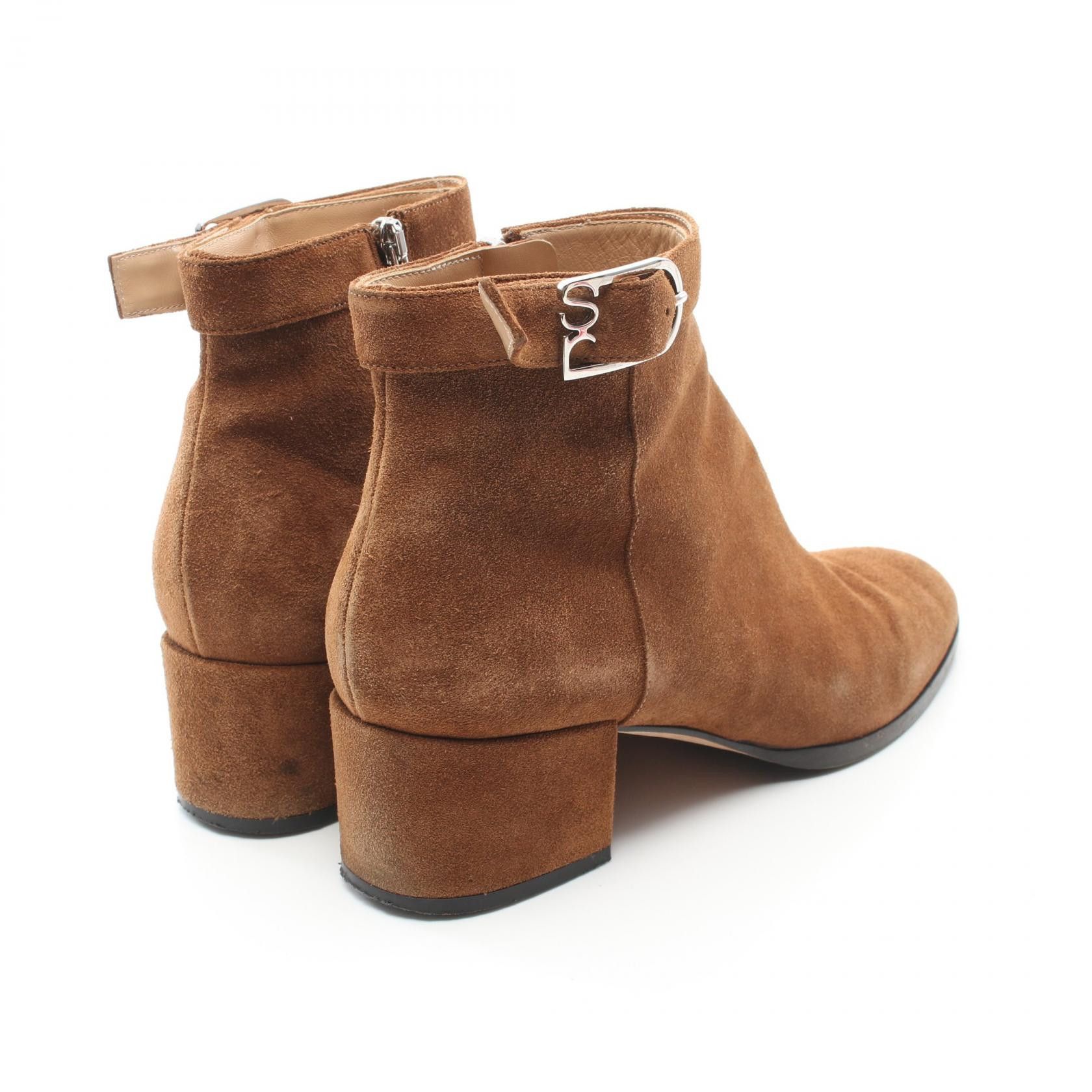 Other Other Sergio Rossi SR Grace Bootie Suede Bootie Suede Shoes A83960 Size ONE SIZE - 2 Thumbnail