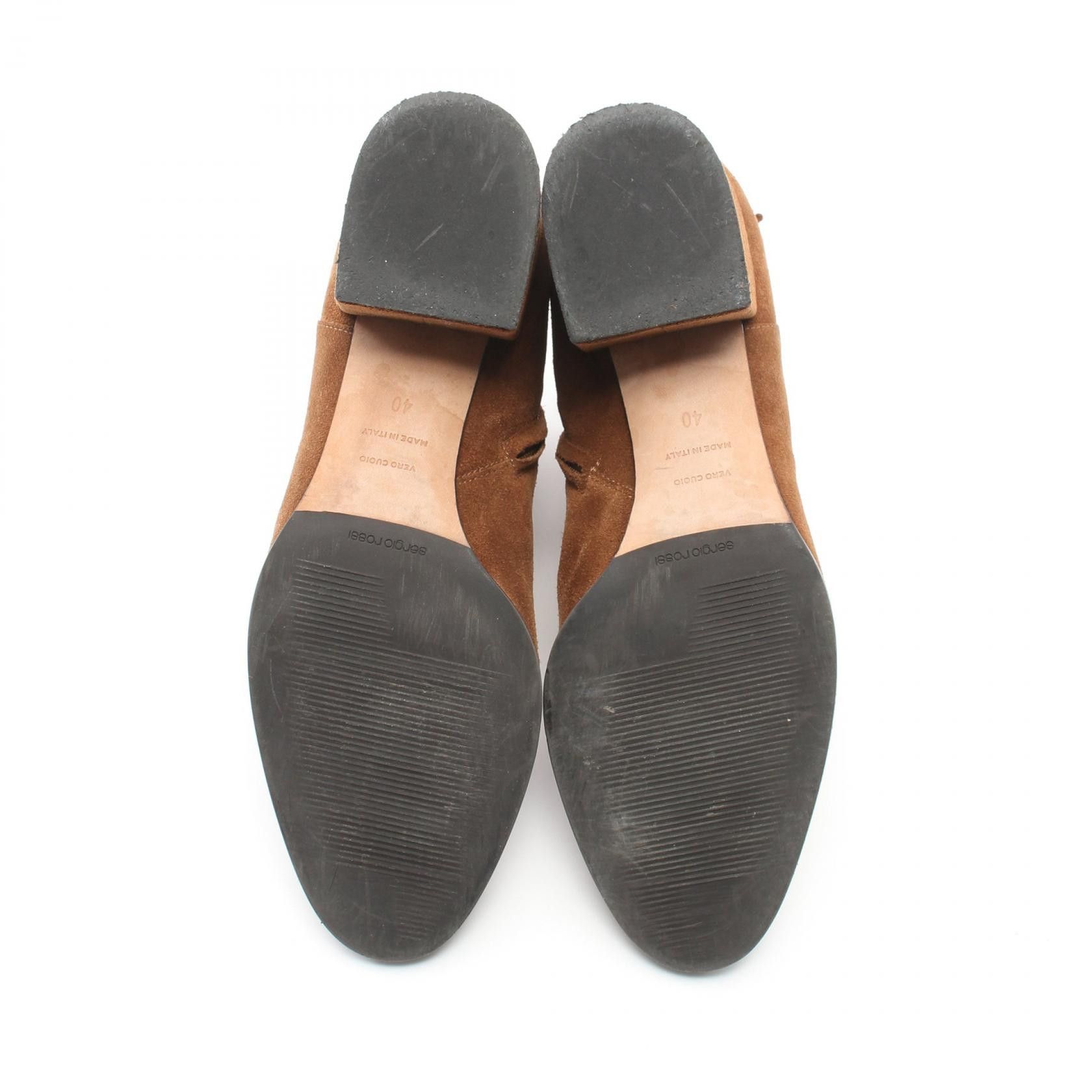 Other Other Sergio Rossi SR Grace Bootie Suede Bootie Suede Shoes A83960 Size ONE SIZE - 4 Thumbnail