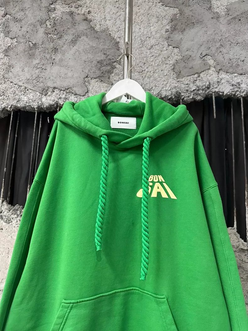 Comme des Garcons Bonsai Green Hooded Sweatshirt Size US L / EU 52-54 / 3 - 3 Thumbnail