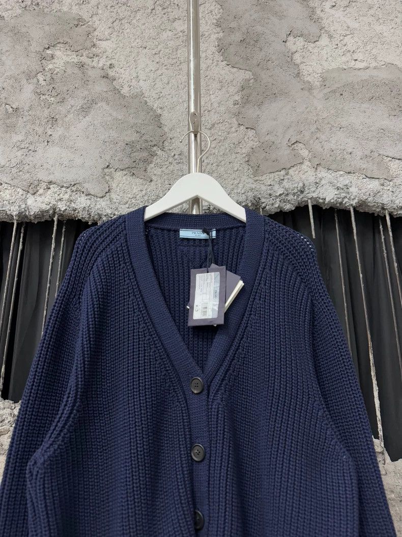 Prada Prada Zipper Wool Cardigan with Original Tags Size US S / EU 44-46 / 1 - 3 Thumbnail