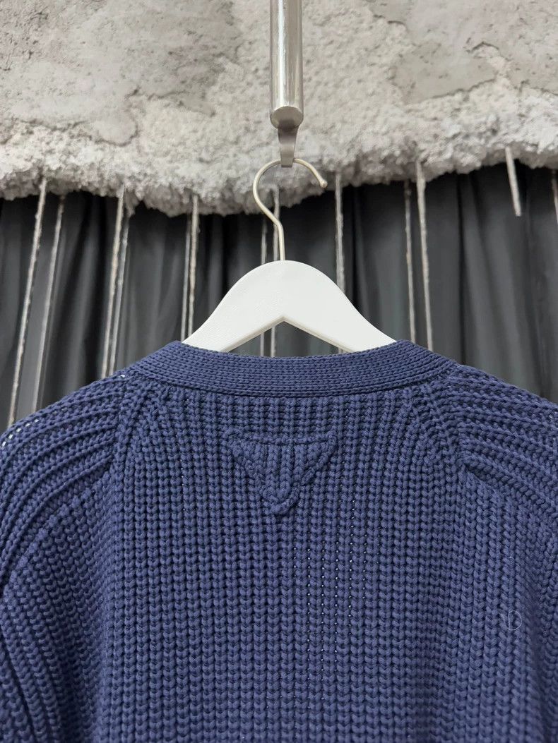 Prada Prada Zipper Wool Cardigan with Original Tags Size US S / EU 44-46 / 1 - 5 Thumbnail