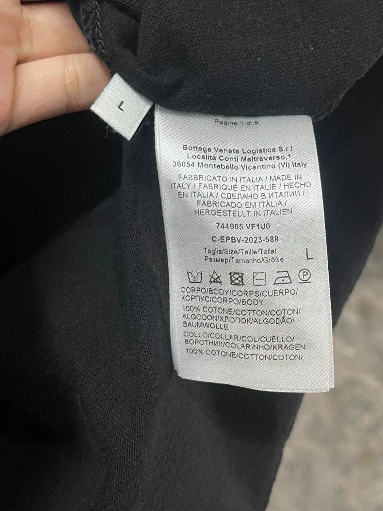 Bottega Veneta Bottega Veneta Short Sleeve Black T-Shirt Size US L / EU 52-54 / 3 - 6 Thumbnail