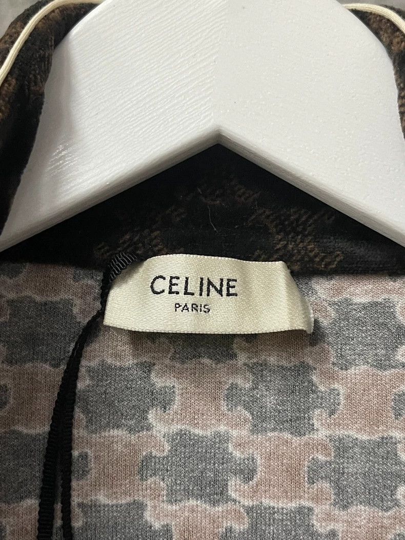 Celine Celine Velvet Zip Jacket Coat Size US L / EU 52-54 / 3 - 6 Thumbnail