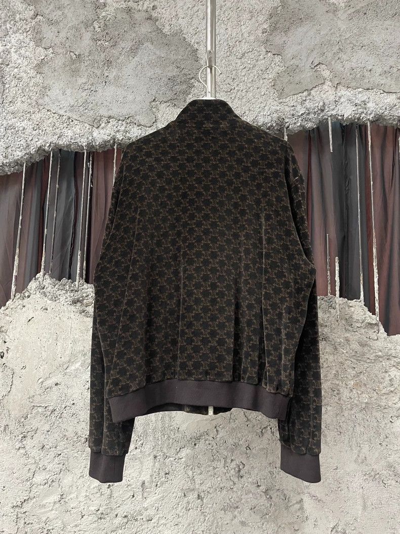 Celine Celine Velvet Zip Jacket Coat Size US L / EU 52-54 / 3 - 2 Thumbnail