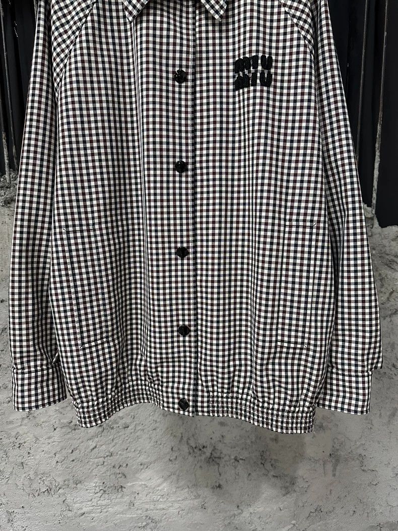 Miu Miu Miumiu Black and White Checkered Jacket Size US S / EU 44-46 / 1 - 4 Thumbnail