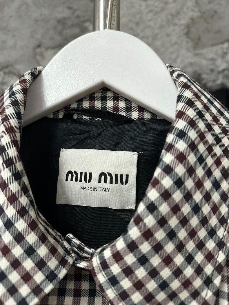 Miu Miu Miumiu Black and White Checkered Jacket Size US S / EU 44-46 / 1 - 6 Thumbnail