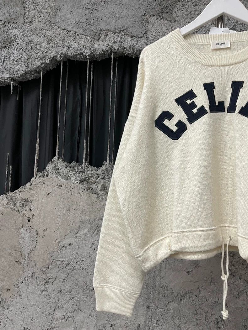 Celine Celine Logo Sweater in Size Small Size US S / EU 44-46 / 1 - 3 Thumbnail