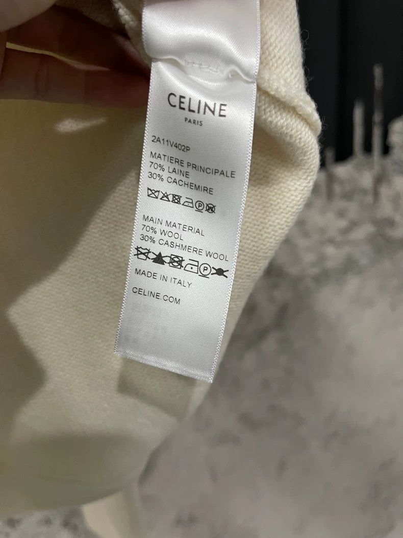 Celine Celine Logo Sweater in Size Small Size US S / EU 44-46 / 1 - 6 Thumbnail