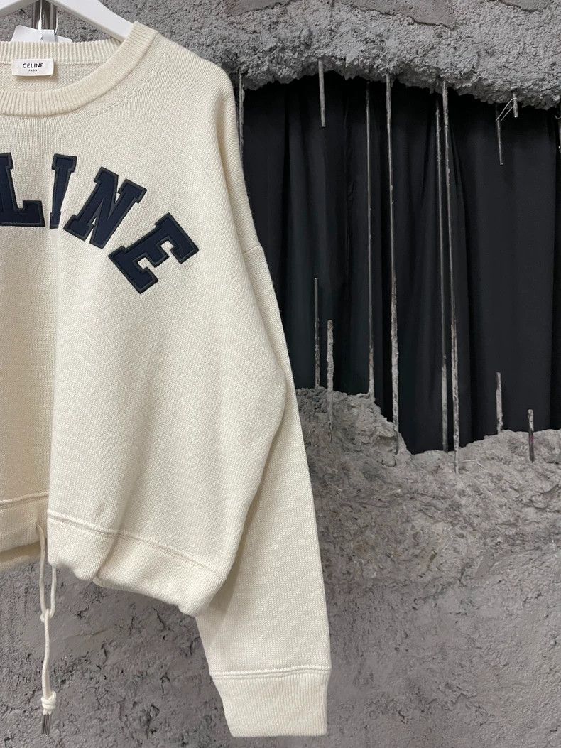 Celine Celine Logo Sweater in Size Small Size US S / EU 44-46 / 1 - 4 Thumbnail