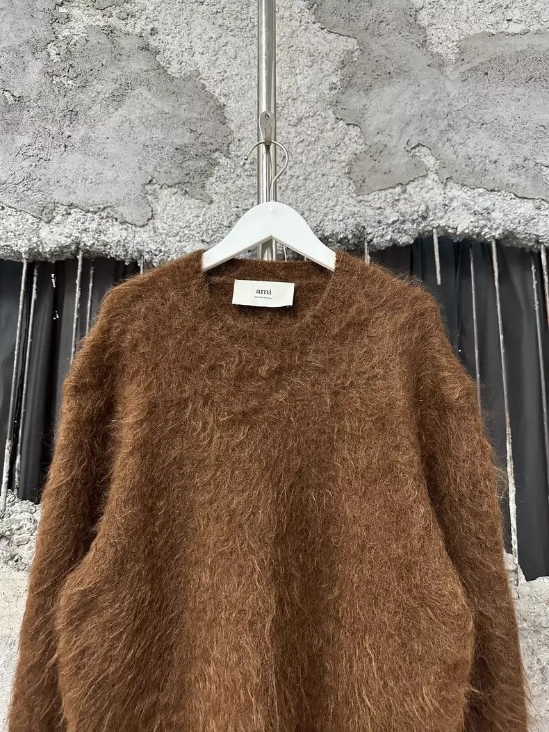 AMI Ami Sea Horse Fluffy Sweater Size L Size US L / EU 52-54 / 3 - 3 Thumbnail