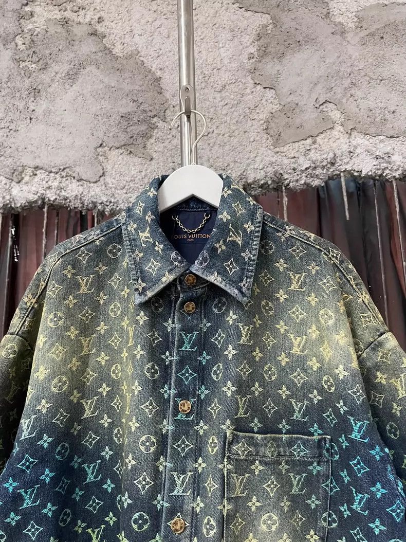 Louis Vuitton Louis Vuitton Colorful Denim Short Sleeve Jacket Size US M / EU 48-50 / 2 - 3 Thumbnail