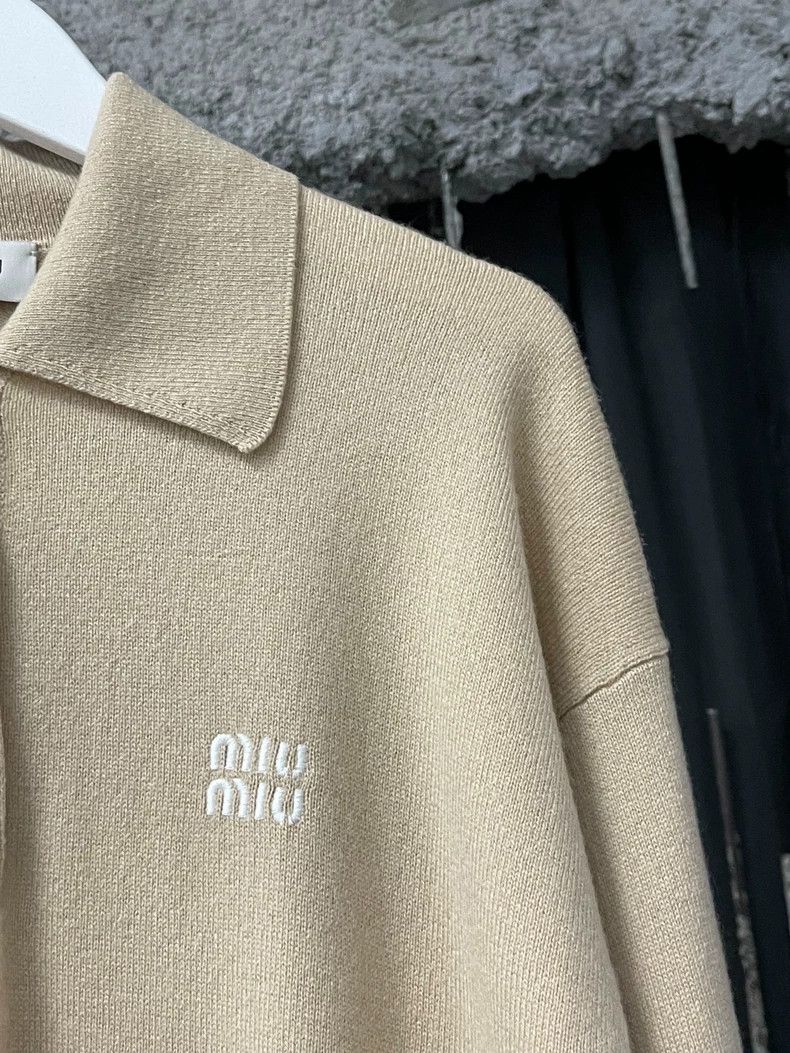 Miu Miu Miumiu Cashmere Knit Long Sleeve Polo Size US M / EU 48-50 / 2 - 4 Thumbnail