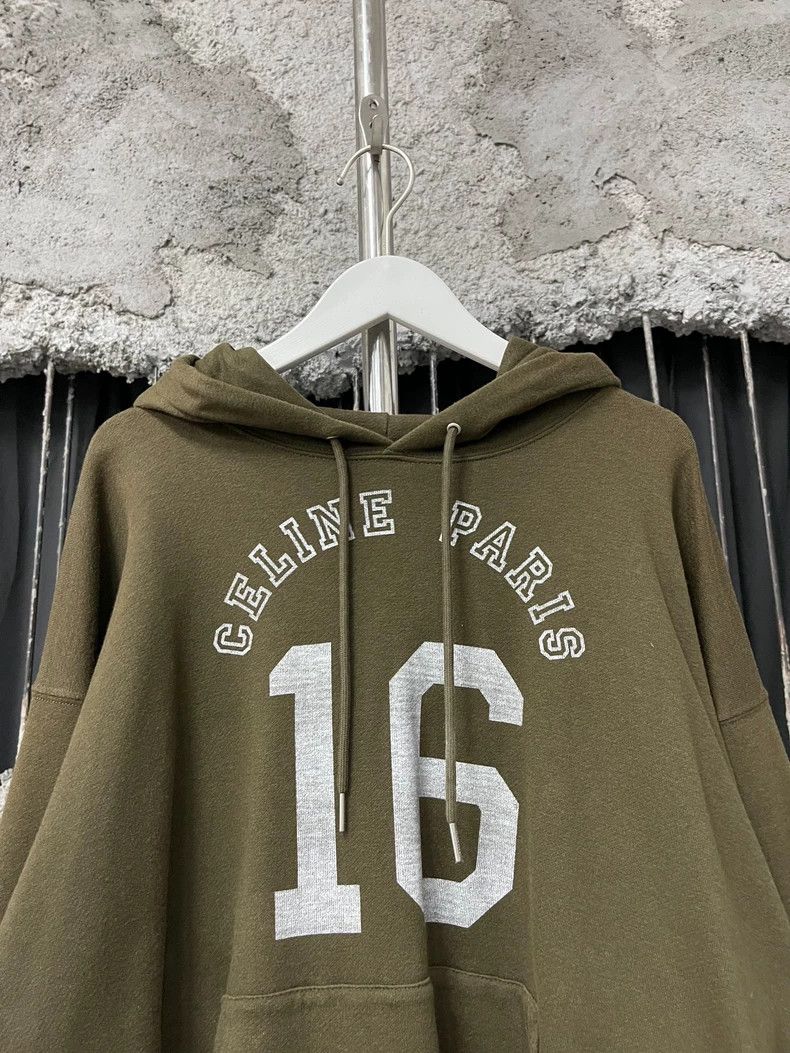 Celine Celine Paris Hoodie with Number 16 Size US M / EU 48-50 / 2 - 3 Thumbnail