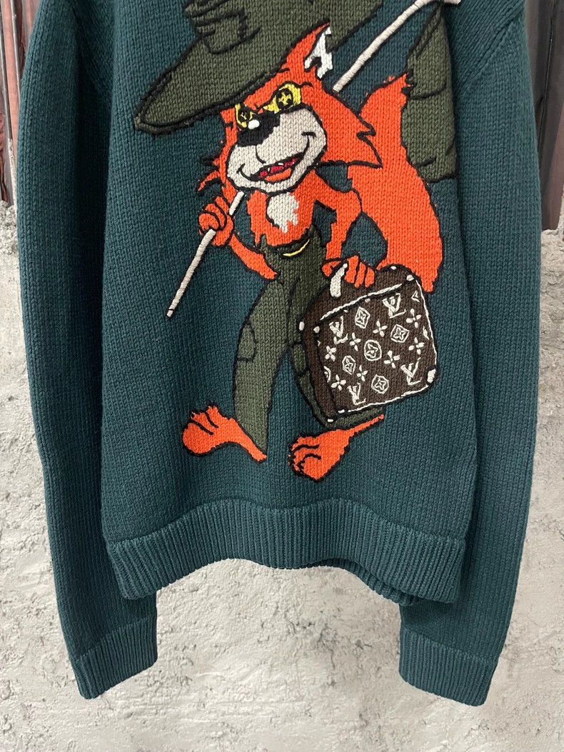 Louis Vuitton Louis Vuitton Fox Cartoon Knit Sweater Size US M / EU 48-50 / 2 - 4 Thumbnail