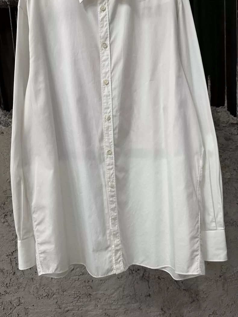 Valentino Valention Long Sleeve Shirt in White Size US M / EU 48-50 / 2 - 4 Thumbnail