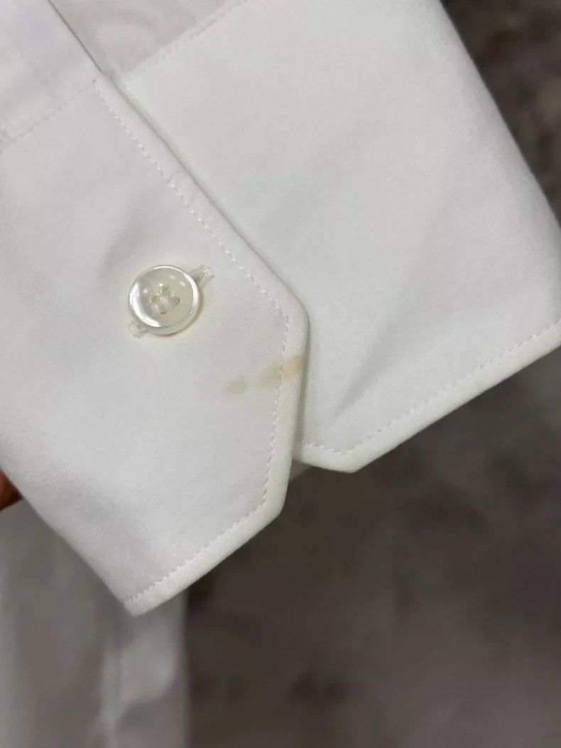 Valentino Valention Long Sleeve Shirt in White Size US M / EU 48-50 / 2 - 5 Thumbnail