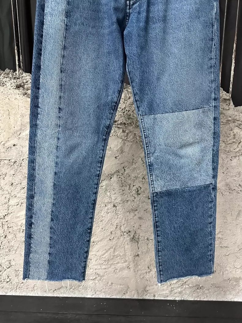 Valentino Valentino Patchwork Denim Pants Size US 30 / EU 46 - 4 Thumbnail