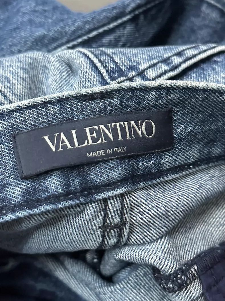 Valentino Valentino Patchwork Denim Pants Size US 30 / EU 46 - 7 Thumbnail
