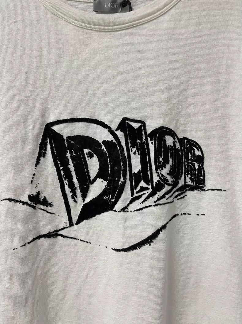 Dior Dior Short Sleeve T-Shirt in White Size US M / EU 48-50 / 2 - 5 Thumbnail