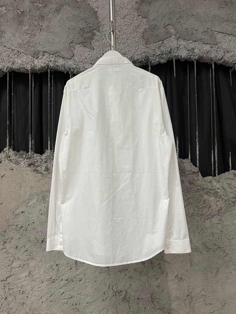 Dolce & Gabbana Dolce & Gabbana White Shirt with Embroidery Size US M / EU 48-50 / 2 - 2 Thumbnail