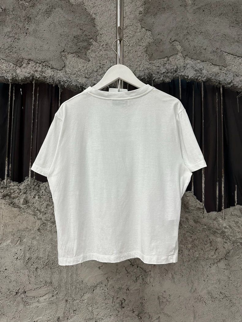 Miu Miu Miu Miu Short Sleeve White T-Shirt Size US L / EU 52-54 / 3 - 2 Thumbnail