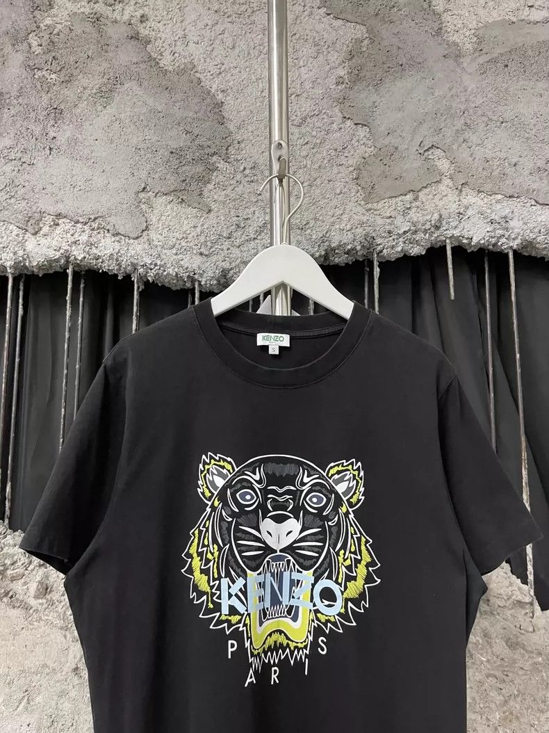 Kenzo Kenzo Short Sleeve T-Shirt with Tiger Design Size US S / EU 44-46 / 1 - 3 Thumbnail