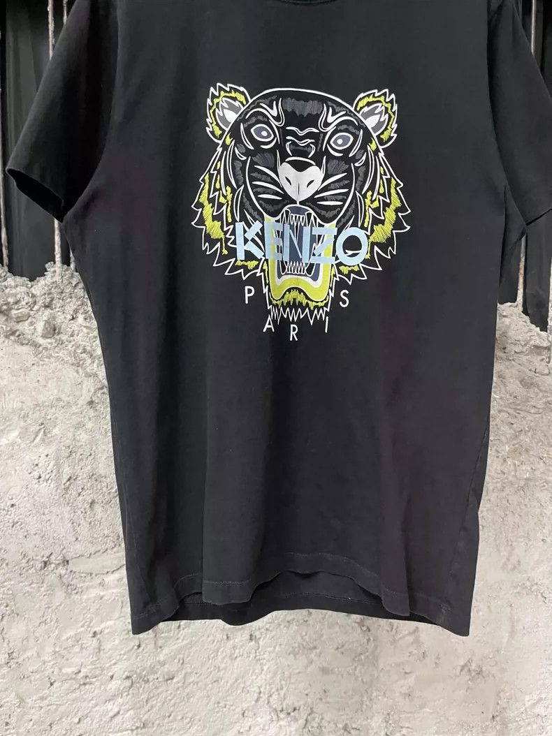 Kenzo Kenzo Short Sleeve T-Shirt with Tiger Design Size US S / EU 44-46 / 1 - 4 Thumbnail