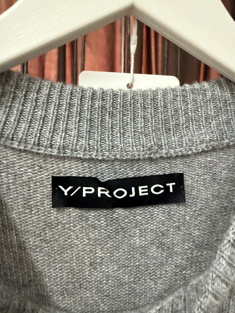 Y/Project Y/project Gray Sweater Size Medium Size US M / EU 48-50 / 2 - 5 Thumbnail