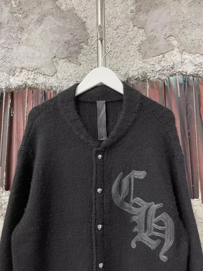 Chrome Hearts Chrome Hearts Cashmere Cardigan with Leather Accents Size US S / EU 44-46 / 1 - 3 Thumbnail