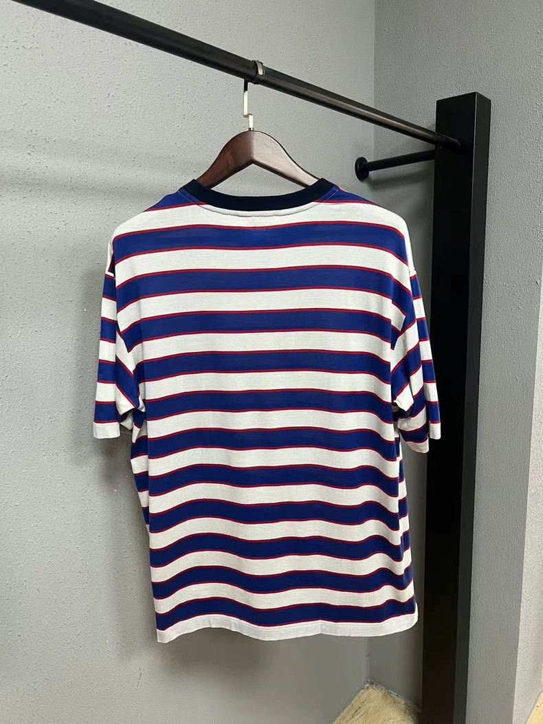 Prada Prada Striped Short Sleeve Shirt XL Size US XL / EU 56 / 4 - 2 Thumbnail
