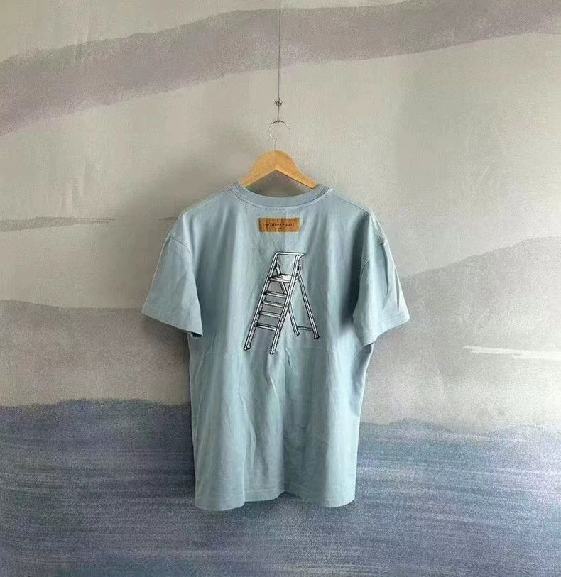 Louis Vuitton Louis Vuitton Embroidered Short Sleeve Shirt Size US S / EU 44-46 / 1 - 2 Thumbnail