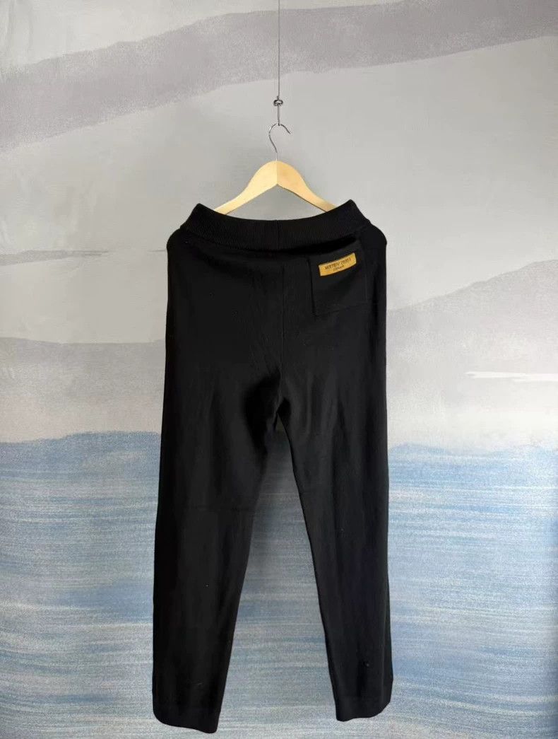 Louis Vuitton Louis Vuitton Black Cashmere Long Pants Size US 27 - 3 Thumbnail