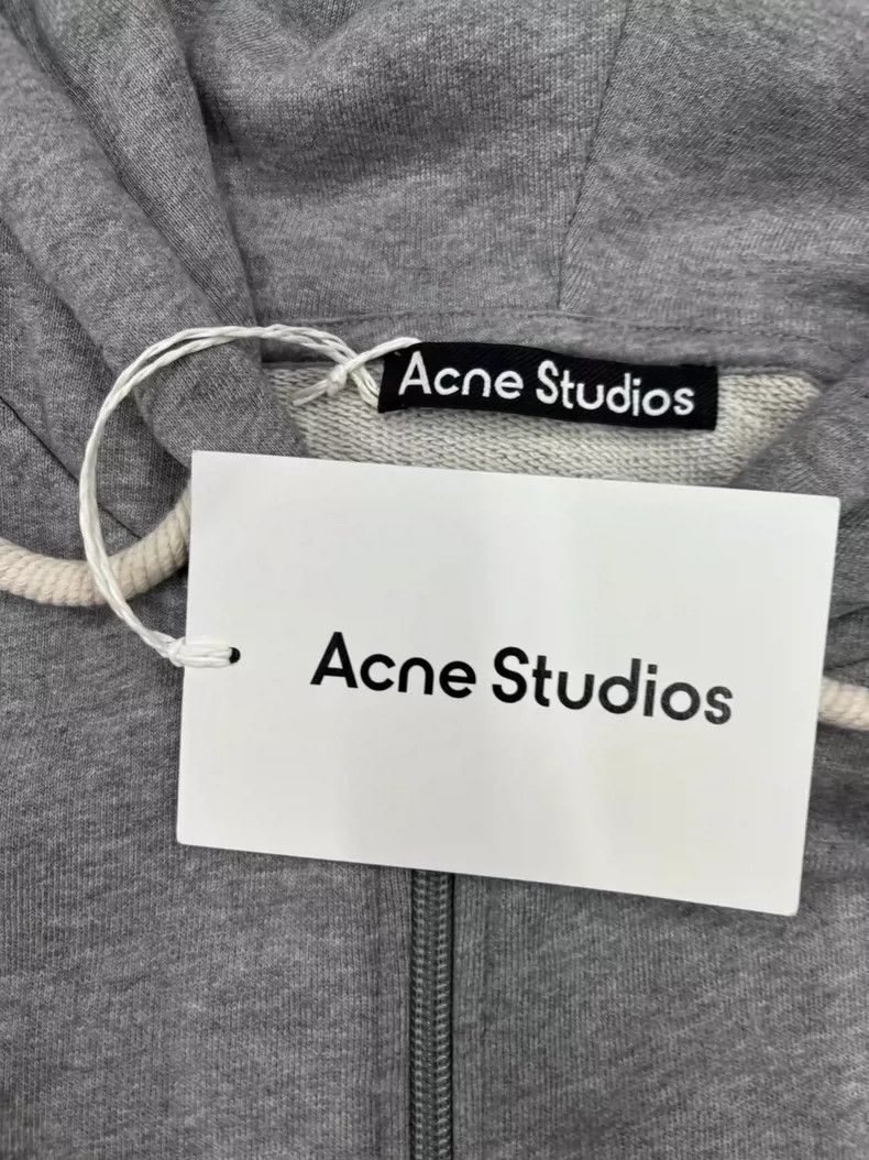 Acne Studios Acne Studios Gray Zip-Up Hoodie Size US XXS / EU 40 - 3 Thumbnail