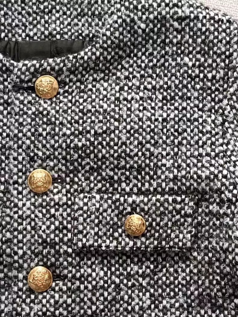 Celine Celine Tweed Oversized Four-Pocket Jacket Size US S / EU 44-46 / 1 - 4 Thumbnail