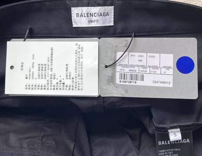 Balenciaga Balenciaga Flared Straight Cut Pants Black Size US 6 / EU 39 - 3 Thumbnail