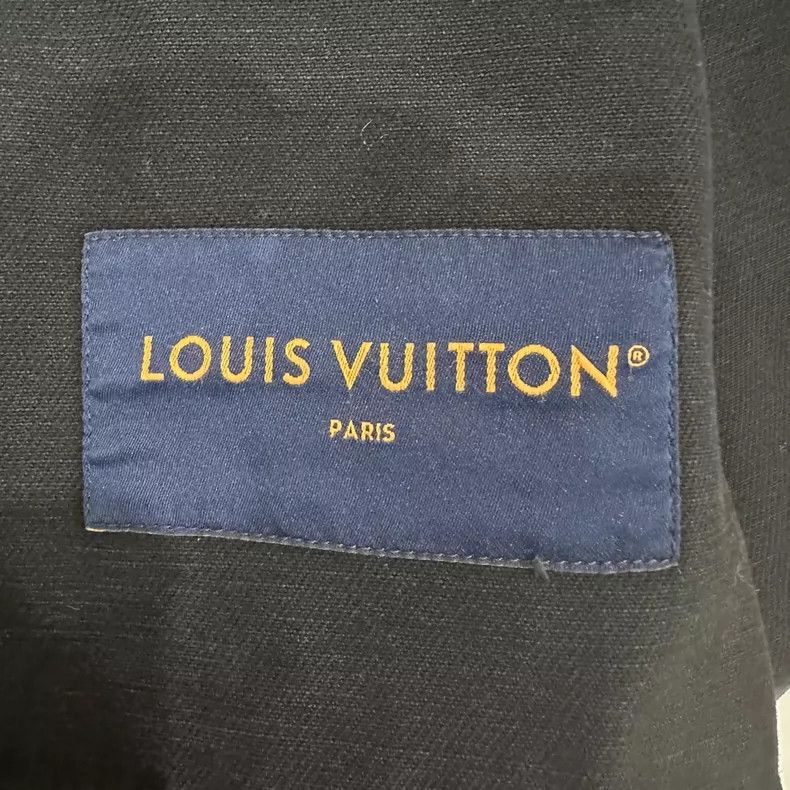 Louis Vuitton Louis Vuitton Black Denim Casual Jacket Size US XXL / EU 58 / 5 - 4 Thumbnail