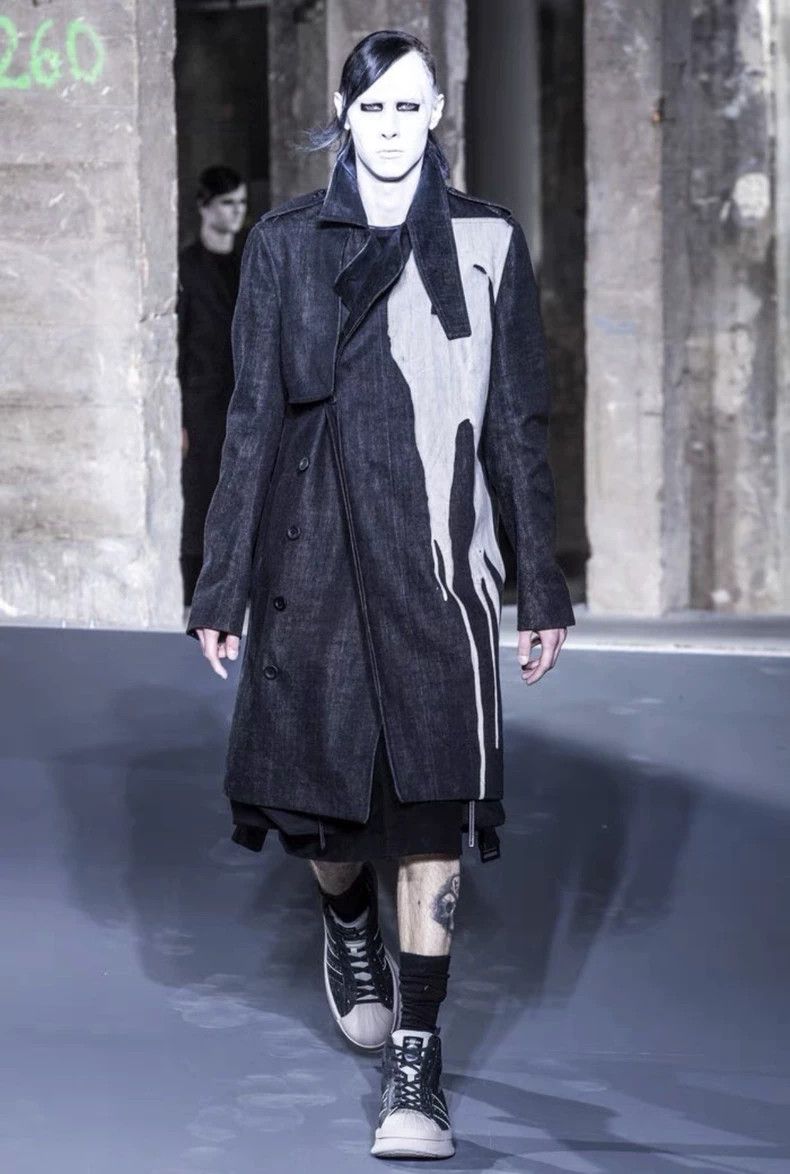 Rick Owens Rick Owens Ink Design Coat FW16 Collection Size US M / EU 48-50 / 2 - 3 Thumbnail